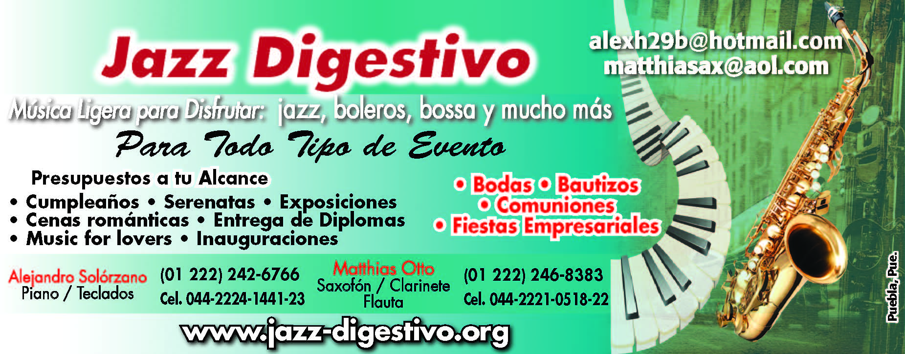 Jazz Digestivo Publicidad -- 
www.jazz-digestivo.org