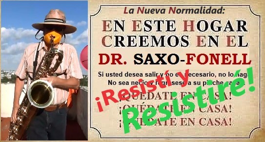 Música con Saxofones, Flauta y Clarinete para la Pandemia y Nueva Normalidad - Resistiré Cover1001